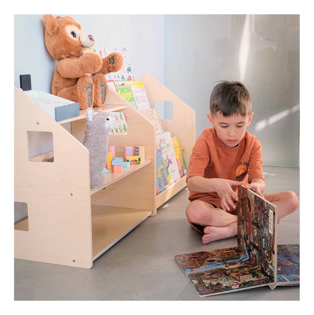 Bibliothèque & Étagère À Jouets Duo – Édition Limitée