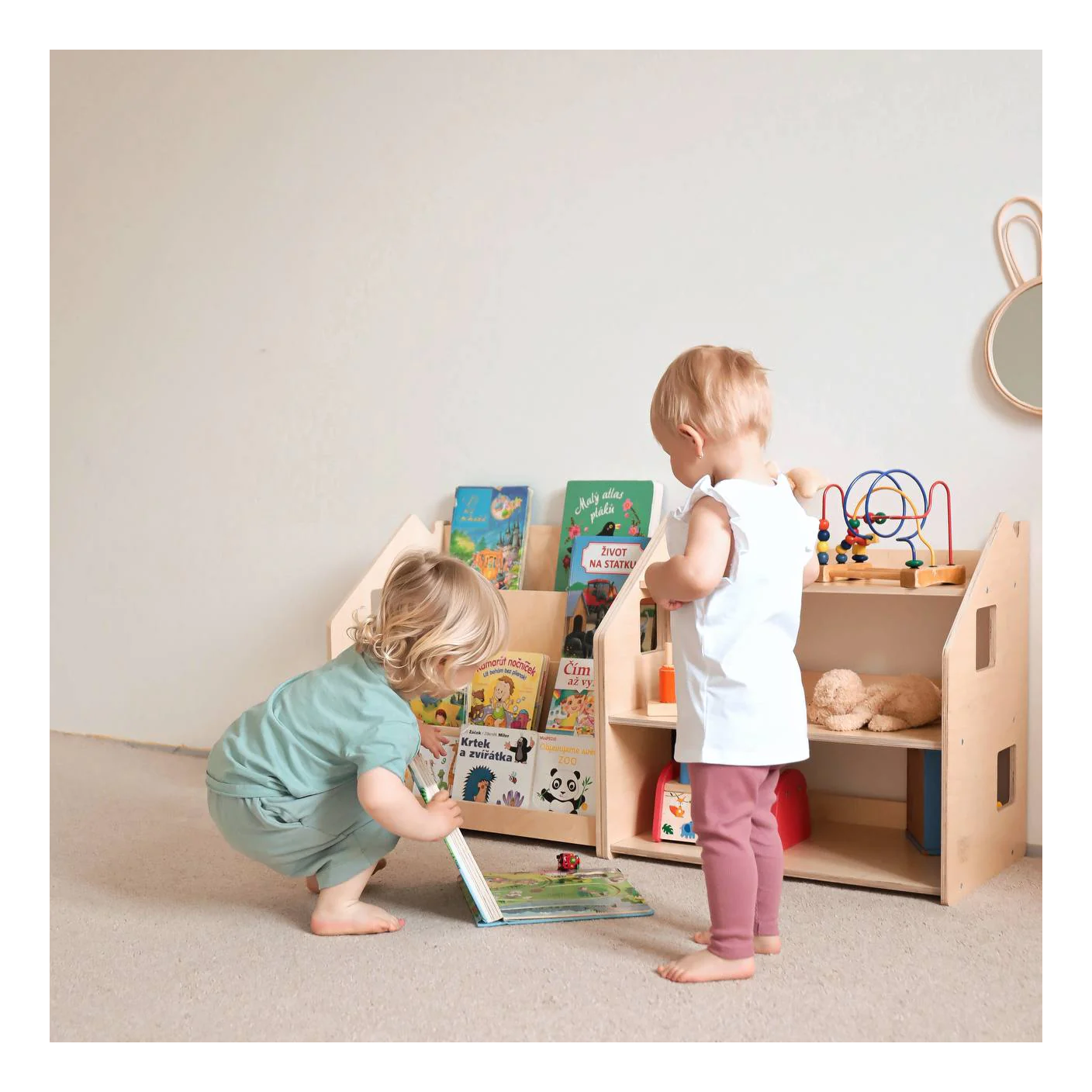 Bibliothèque & Étagère À Jouets Duo – Édition Limitée