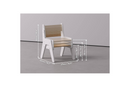 Duo Table & Chaise Évolutives – Blanc