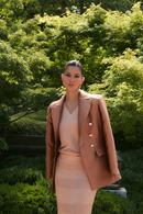 Blazer Joya Dupion Terre