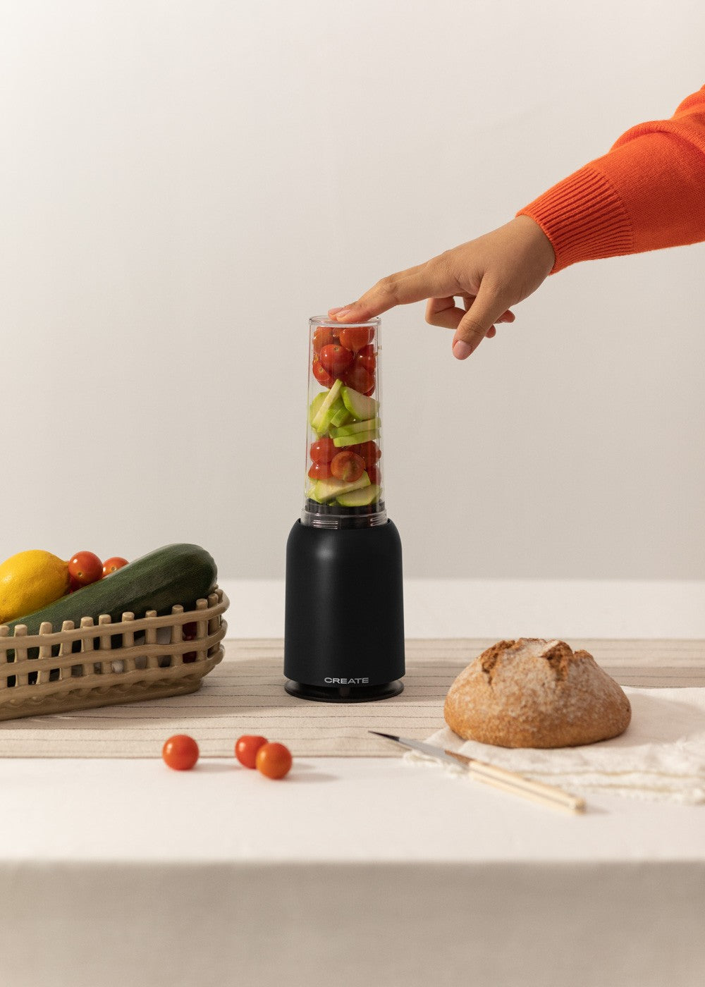 Moi Studio - Batidora con vaso portátil - Negro