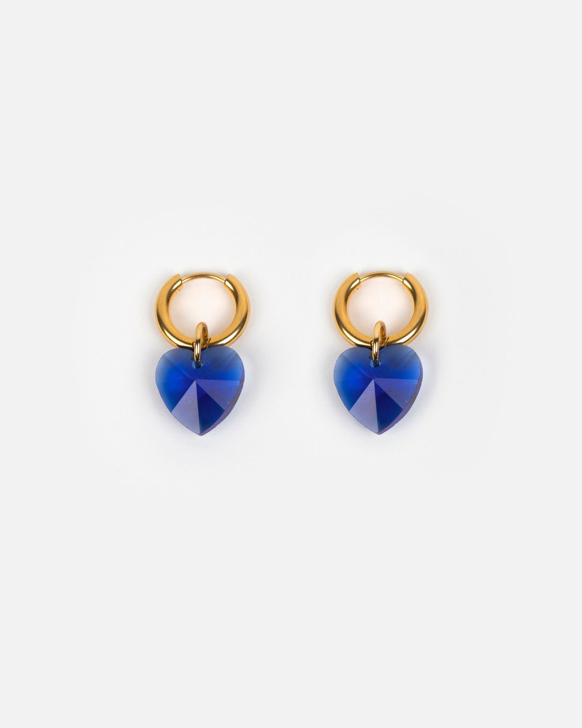 Boucles D'Oreilles Heart Attack - Bleu