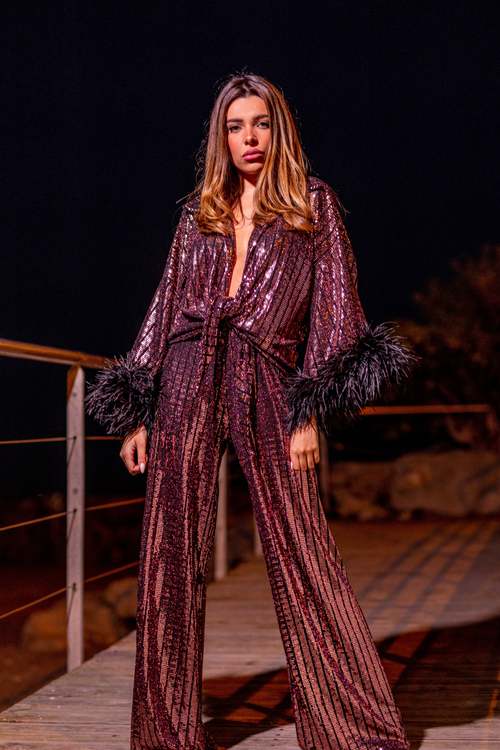 Pantalon Olivia - Bronze