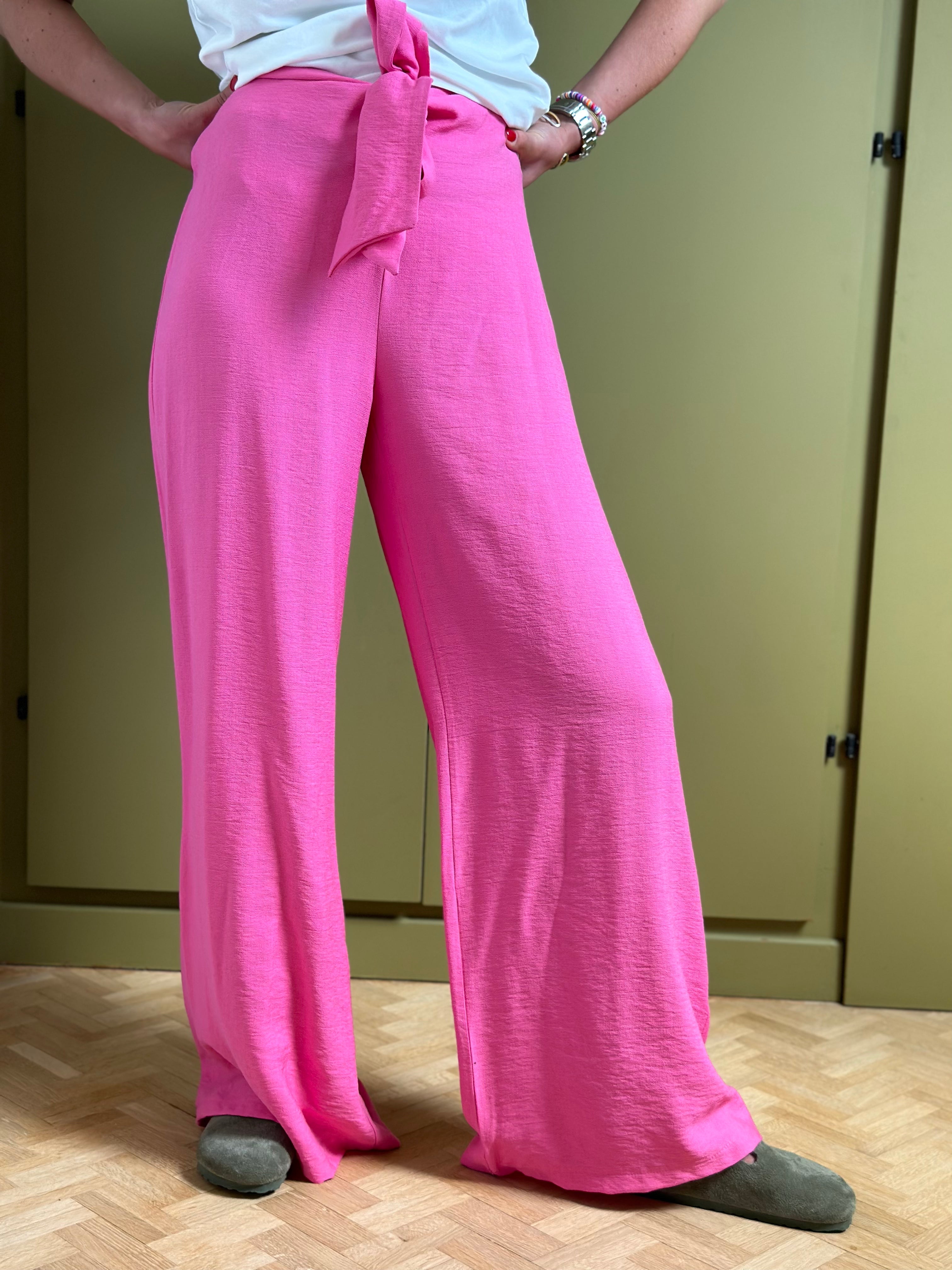 Maxence Fluid Pants Pink