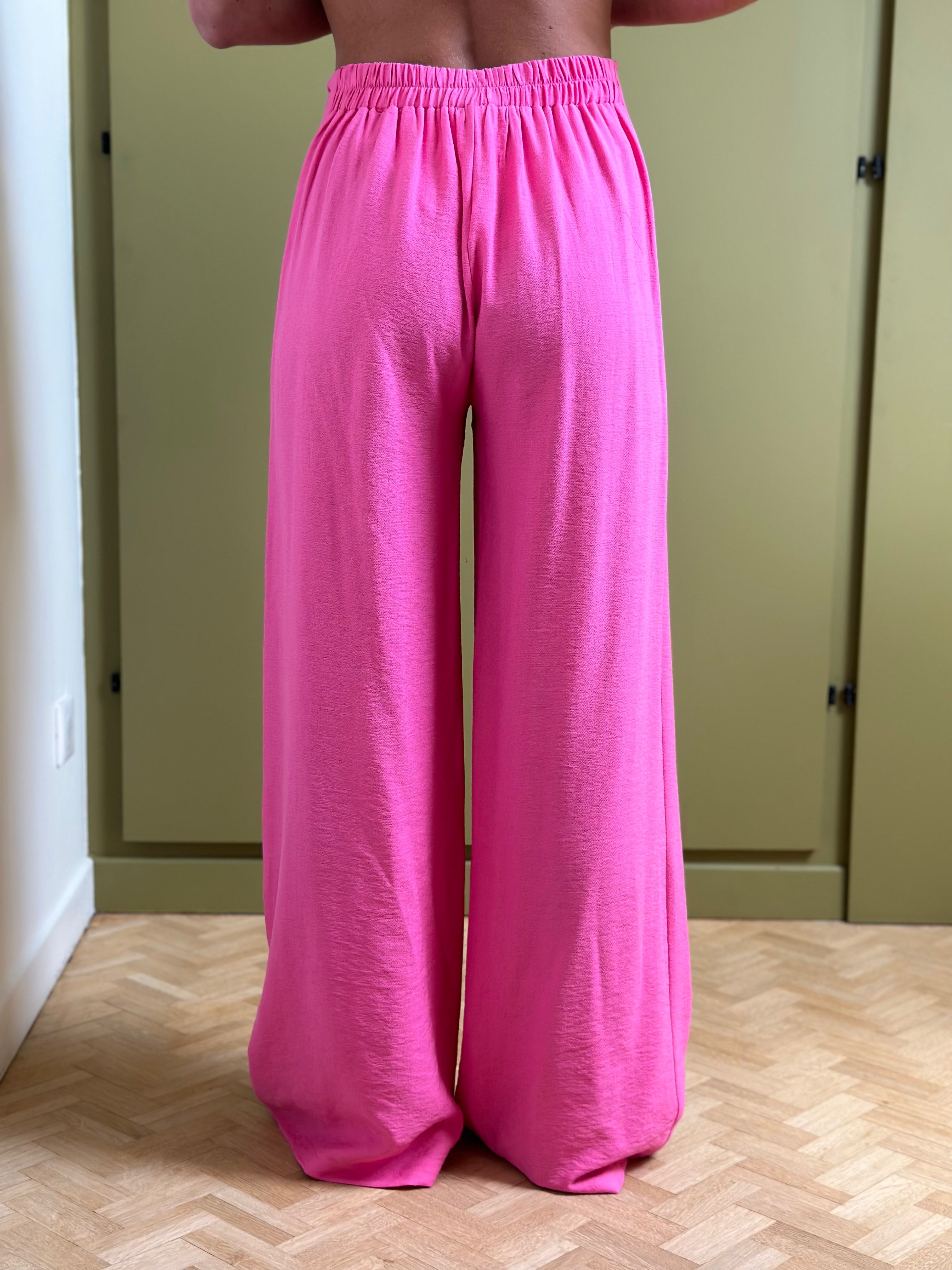 Maxence Fluid Pants Pink