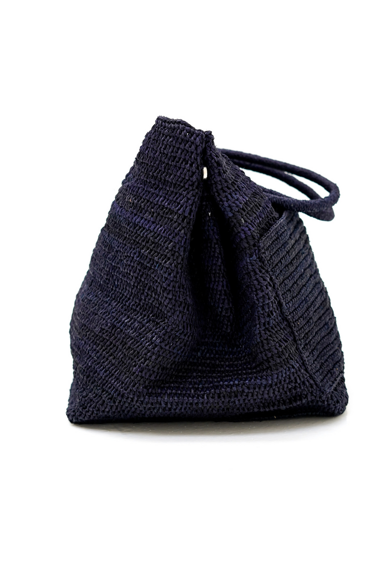 Sac Paula Raphia Bleu