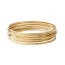 Set of 7 Gold Chicana Bracelet