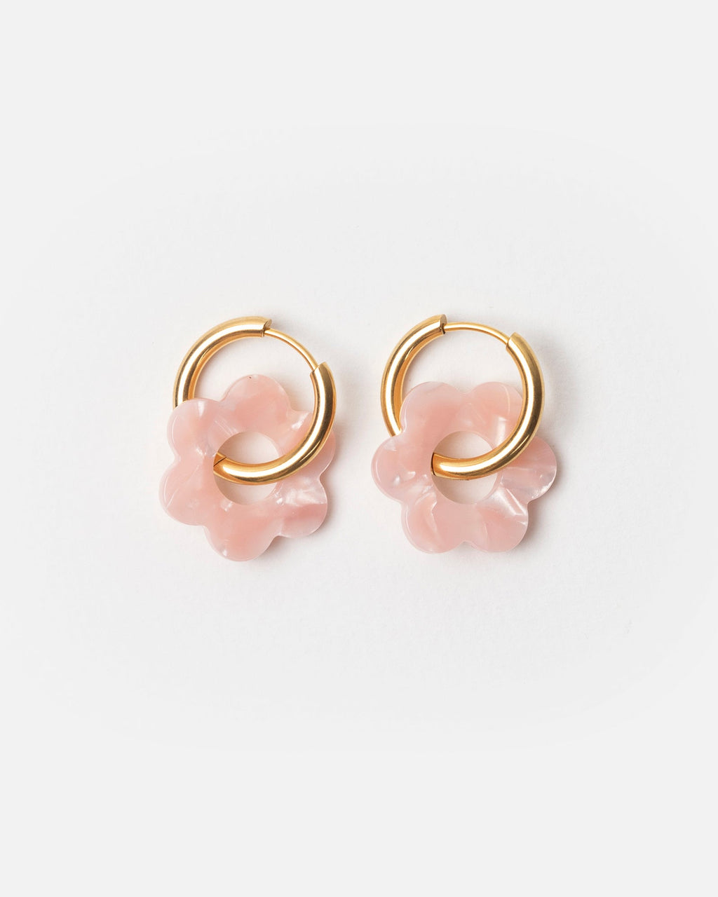 Boucles D'Oreilles Baby Fleurette - Rose