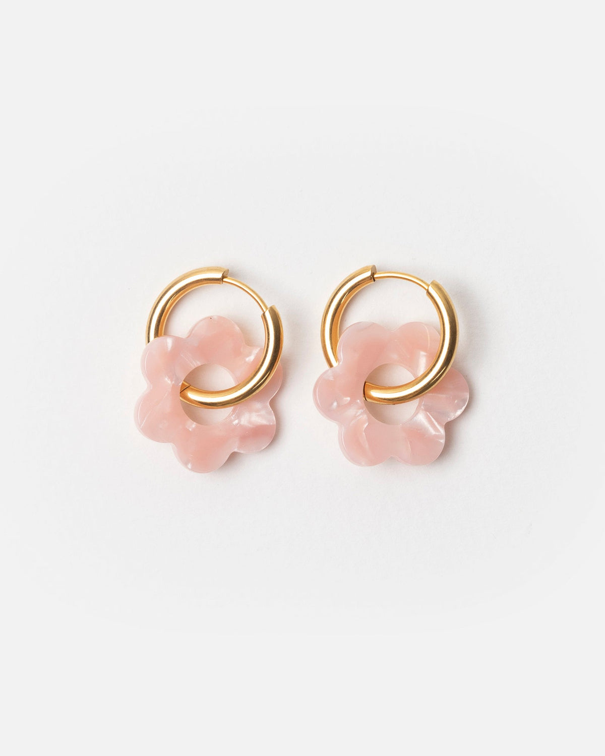 Boucles D'Oreilles Baby Fleurette - Rose