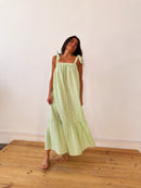 Robe Inés Vichy Green