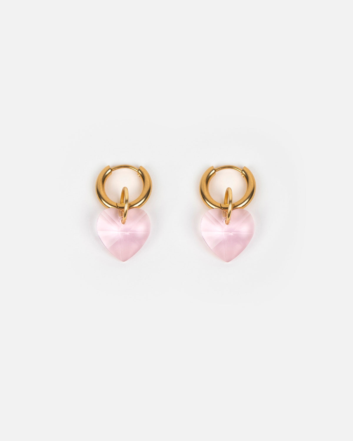 Boucles D'Oreilles Heart Attack - Rose