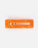 Barrette Rectangle - Orange