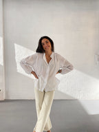 White Julia Blouse