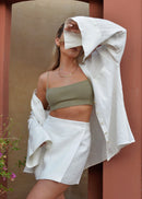 Jupe Farah Mini - White