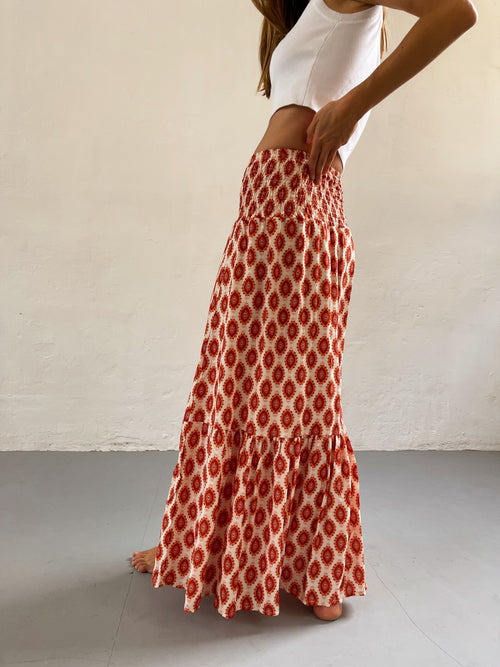 Jupe Indienne Orange