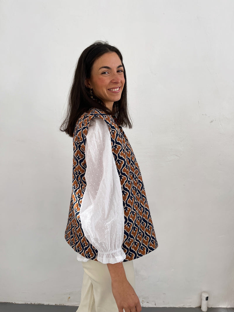 Gilet Beige Lúa