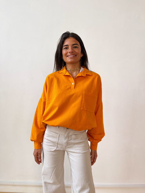 Parte superior naranja