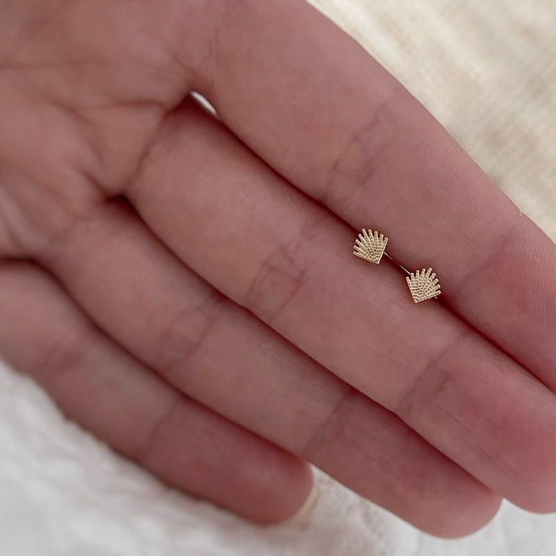 Gold-plated “Fanja” earrings-Instants-Pleasures-Instants Plaisirs • Jewelry
