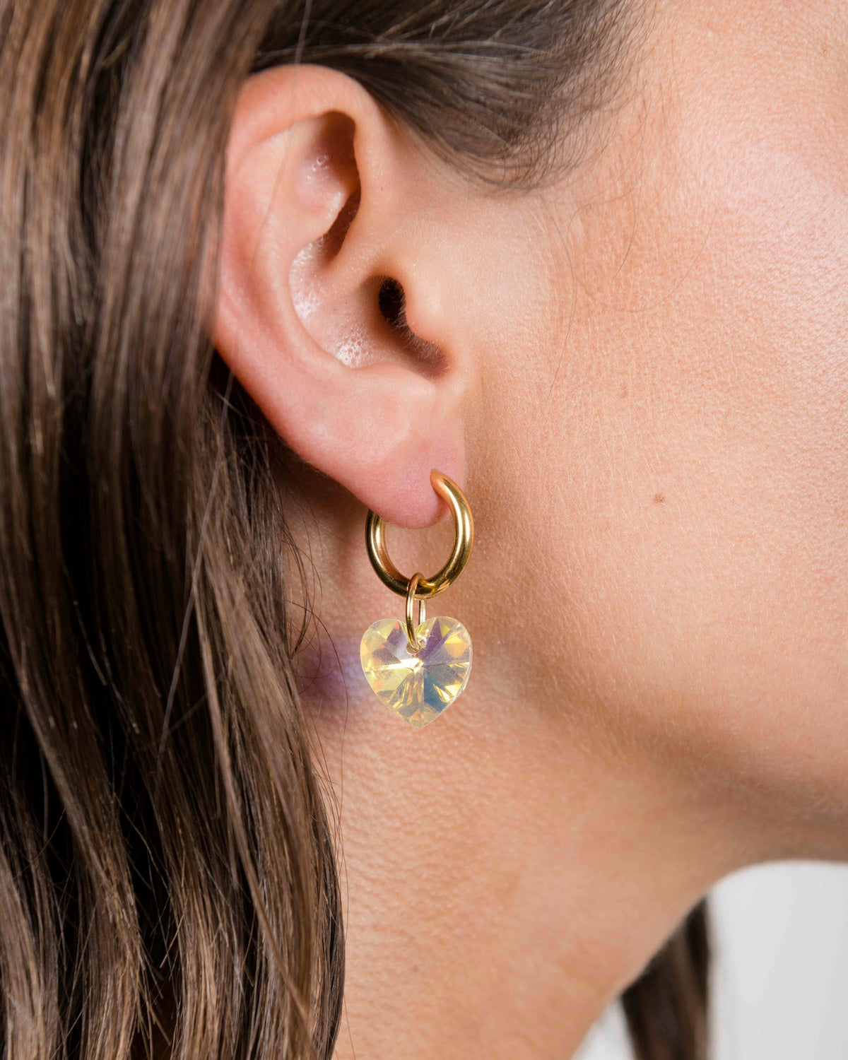 Boucles D'Oreilles Heart Attack - Irisé
