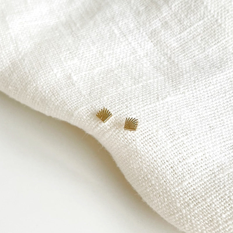 Pendientes “Fanja” bañados en oro-Instants-Pleasures-Instants Plaisirs • Joyas