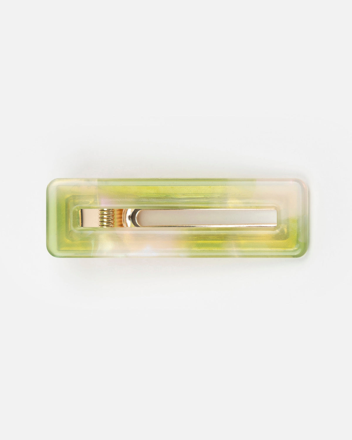 Barrettes Rectangle - Pomme