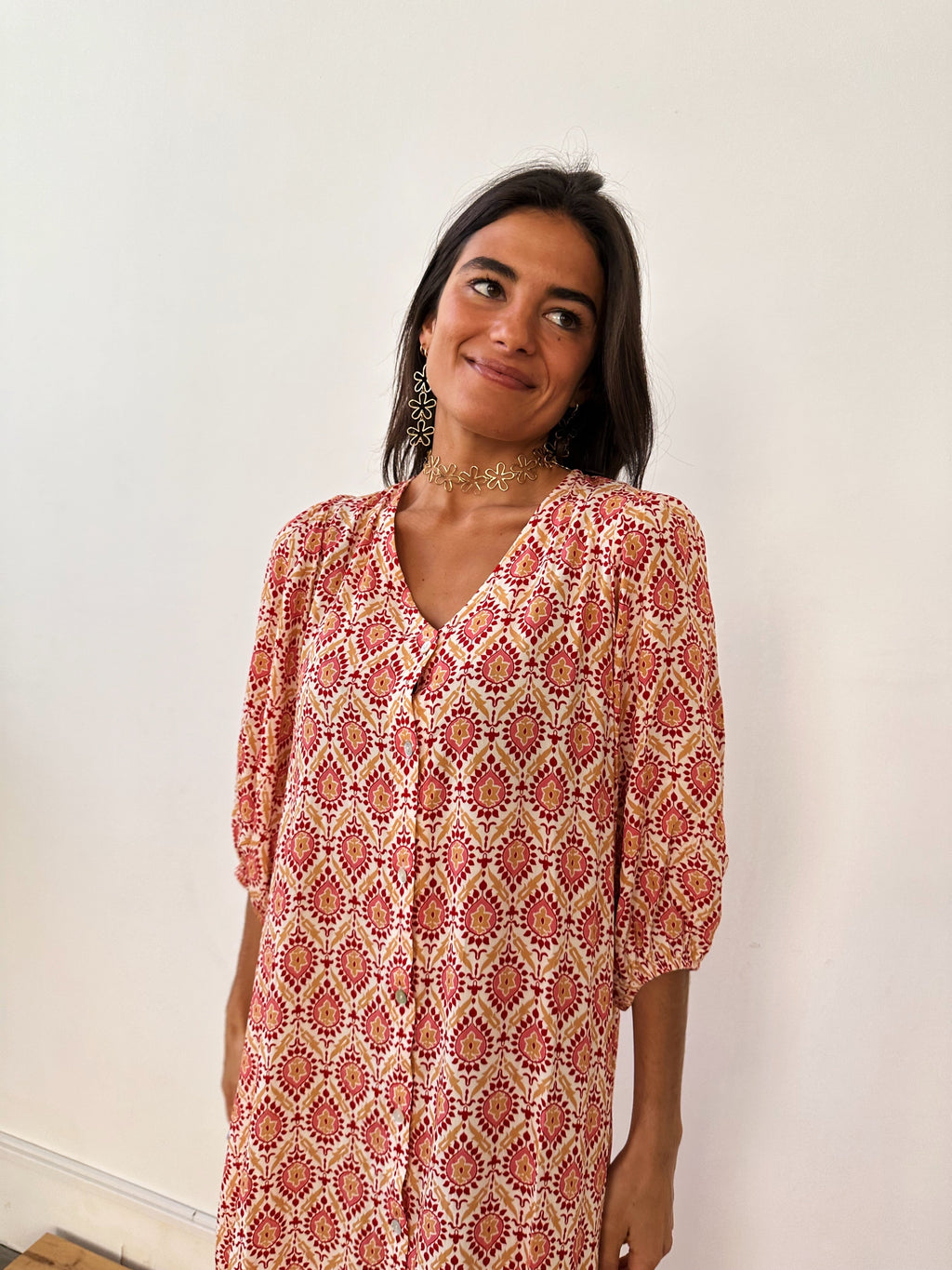 Mica Garnet Dress