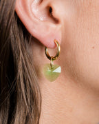 Boucles D'Oreilles Heart Attack - Vert