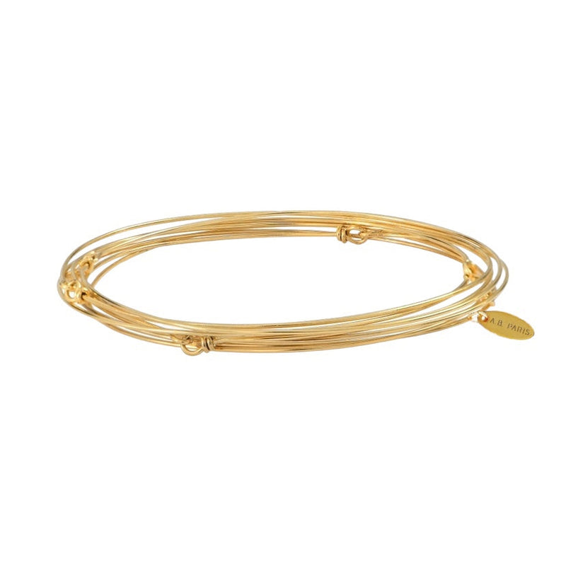 Set of 7 Baila Gold Weekly Bracelet
