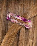 Barrette Rectangle - Pink