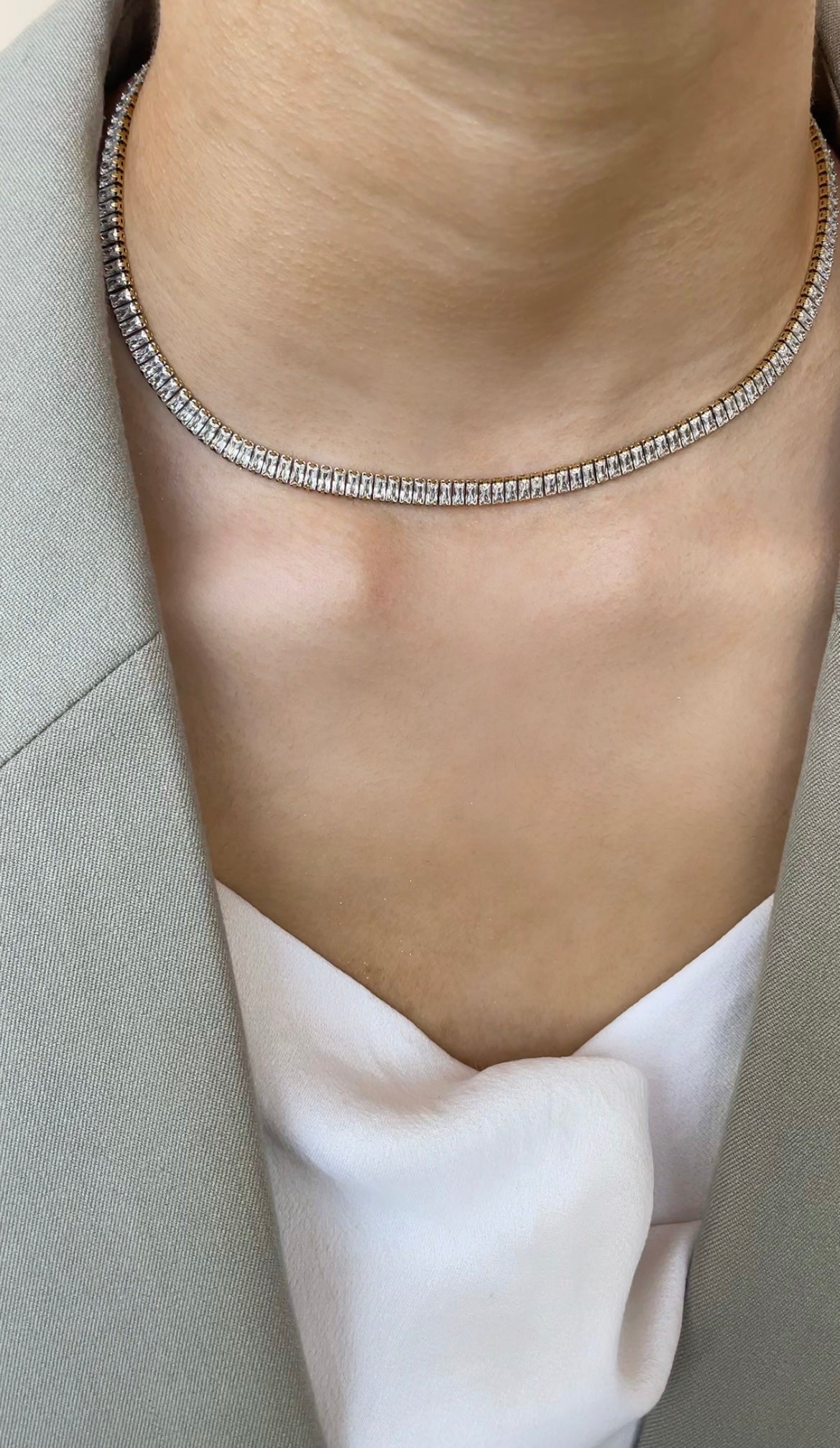 Collana Baguette