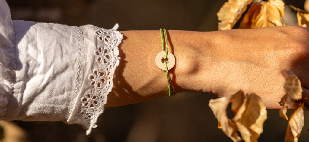 Bracelet Scaph - Or Pailleté