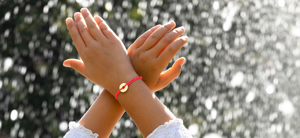 Bracelet Maëlle - Rose Fluo