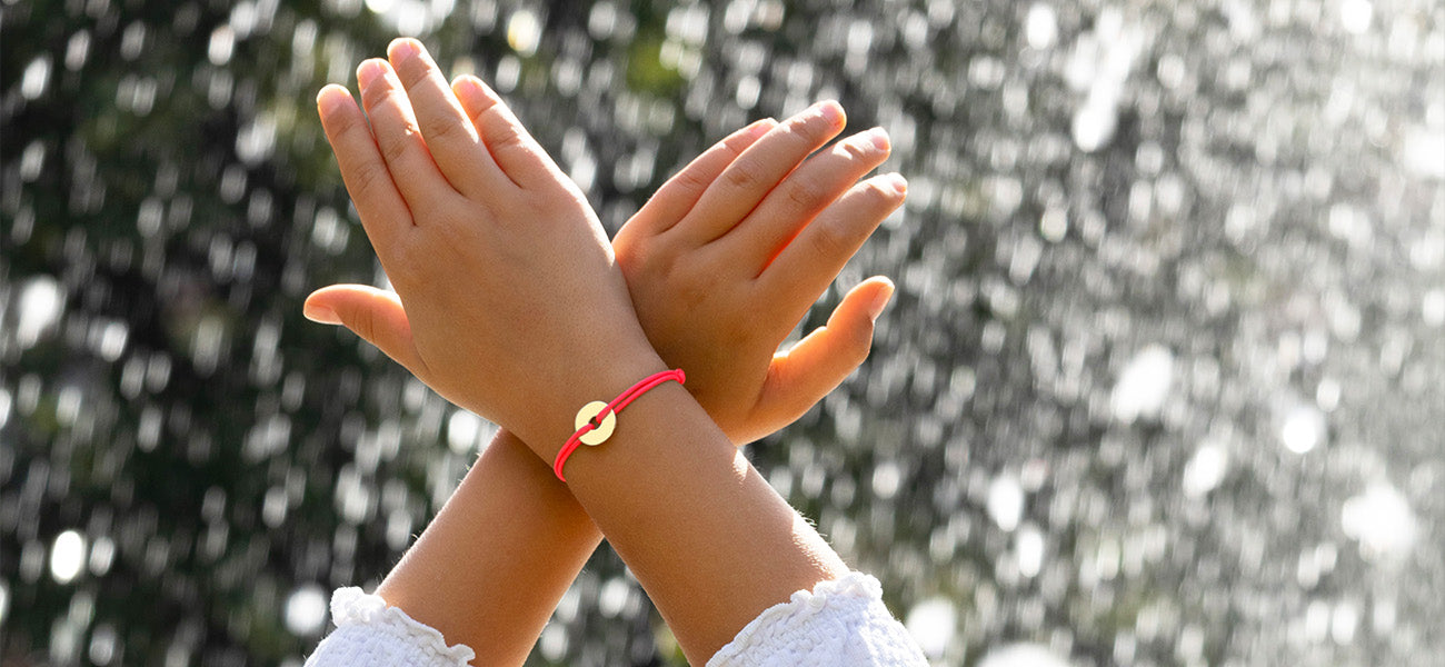Bracelet Maëlle - Rose Fluo