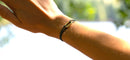 Bracelet Almu - Bleu Marine Pailleté