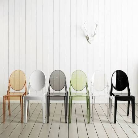KARTELL - Victoria Ghost Chair by Kartell - Smoked