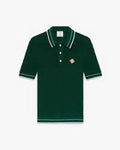 Casablanca - Mini polo de crochet simulado - Verde