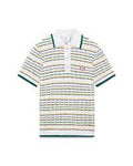 Casablanca - Short Sleeve Knit Stitch Polo Shirt