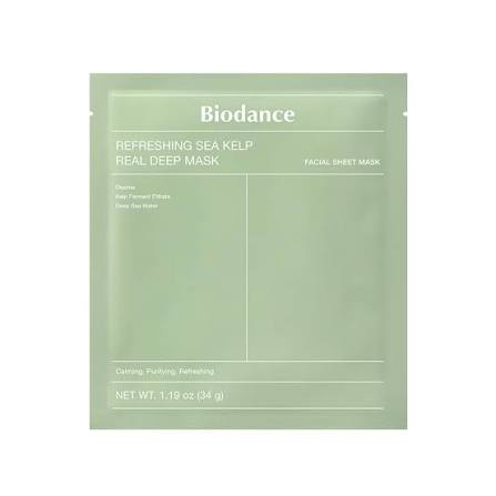 Biodance - Refreshing Sea Kelp Real Deep Mask - 1Ea