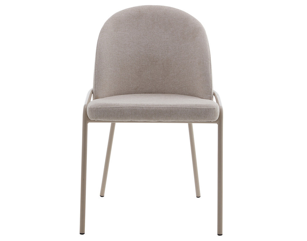 Imelda - Set Of 4 Chairs - Fabric/Beige - Beige