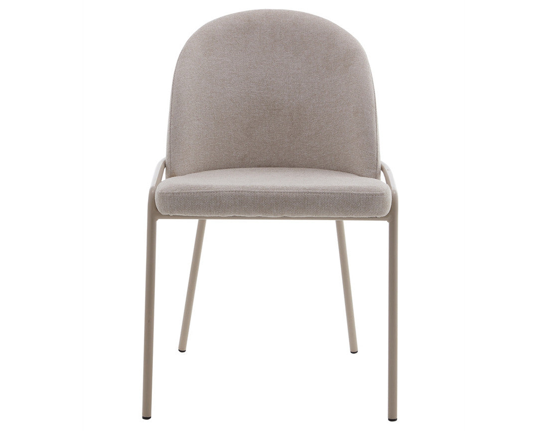 Imelda - Set Of 4 Chairs - Fabric/Beige - Beige