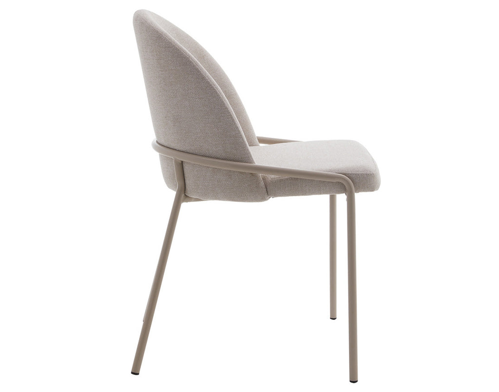 Imelda - Set Of 4 Chairs - Fabric/Beige - Beige