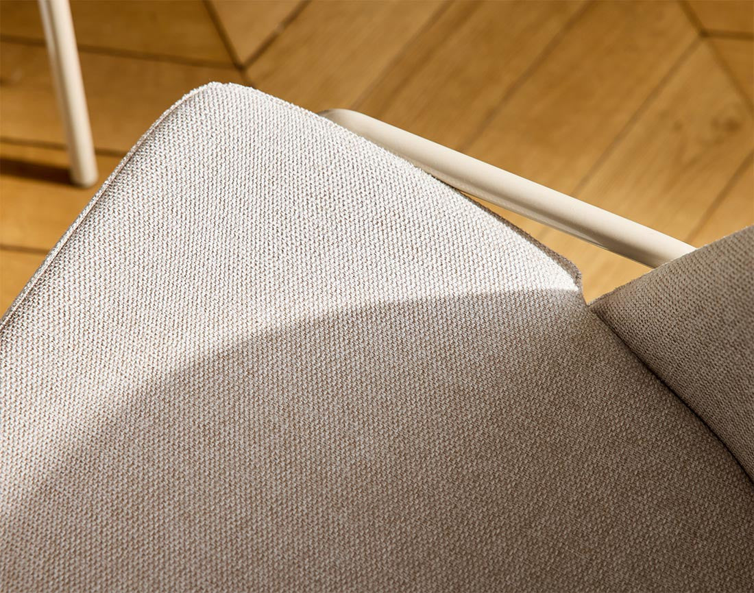 Imelda - Set Of 4 Chairs - Fabric/Beige - Beige