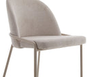 Imelda - Set Of 4 Chairs - Fabric/Beige - Beige