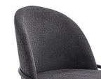 Imelda - Lote De 4 Sillas - Tejido/Gris Antracita - Gris Antracita