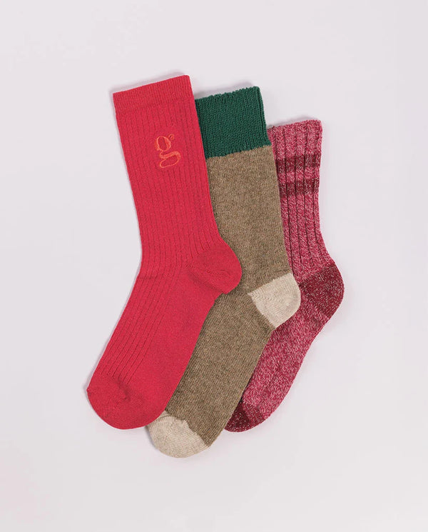 Trio De Chaussettes - Collection Hiver