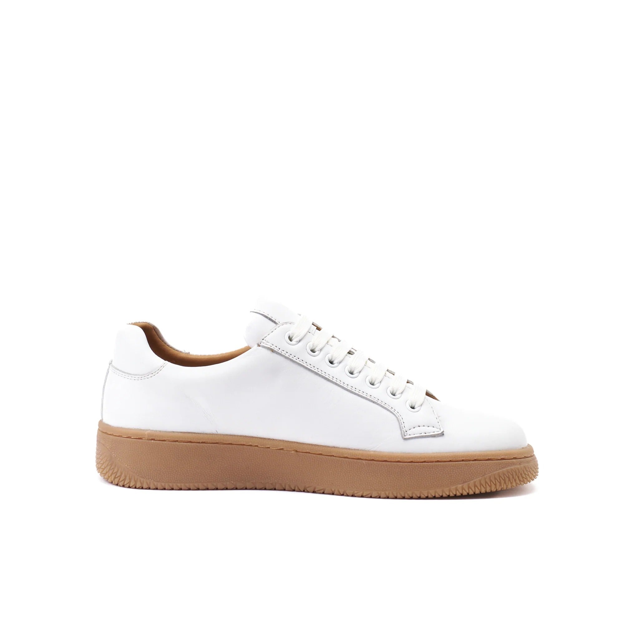 Classic Lace-Up Trainers - White - Women
