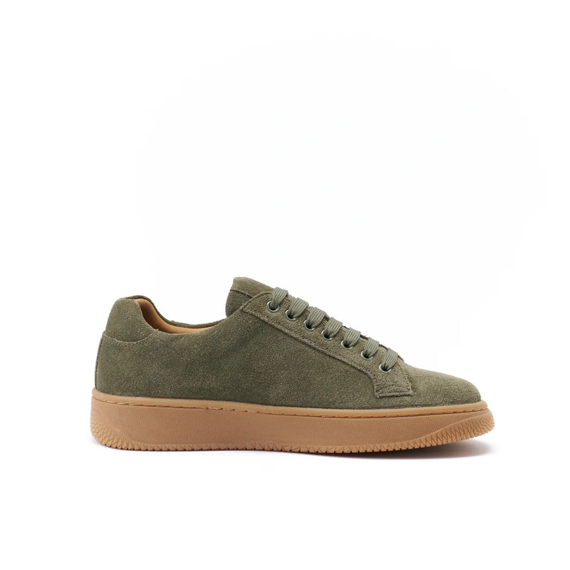 British Passport - Baskets À Lacets - Thé Vert - Femme