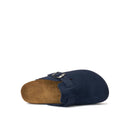 Noe Suede Navy Clogs - Men