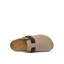 Sabots Noe Suede Taupe - Homme