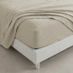 Dra-på-lakan Basic - Beige